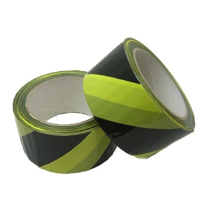 Markierungsband schwarz / gelb 66m x 80mm